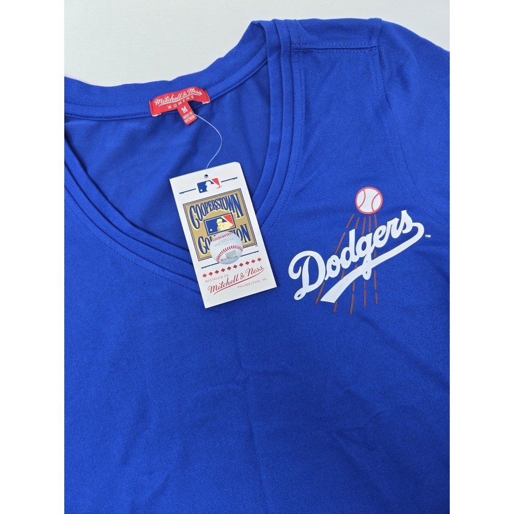 Los Angeles Dodgers Mitchell & Ness Shirt Dress Womens‎ M Blue MLB Baseball LA